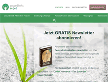 Tablet Screenshot of gesundheitlicheaufklaerung.de